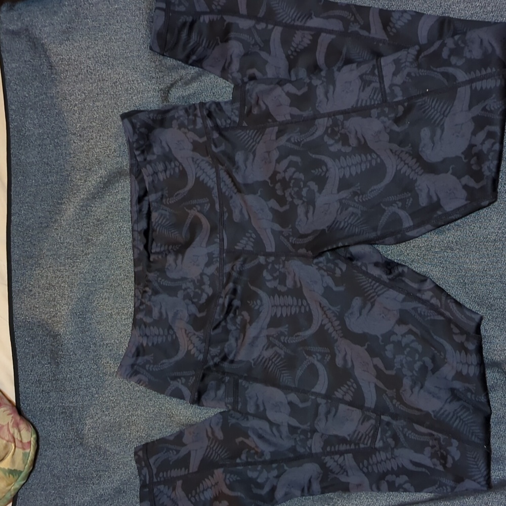 CVG Constantly Varied Gear Dinosaur Leggings Siz M